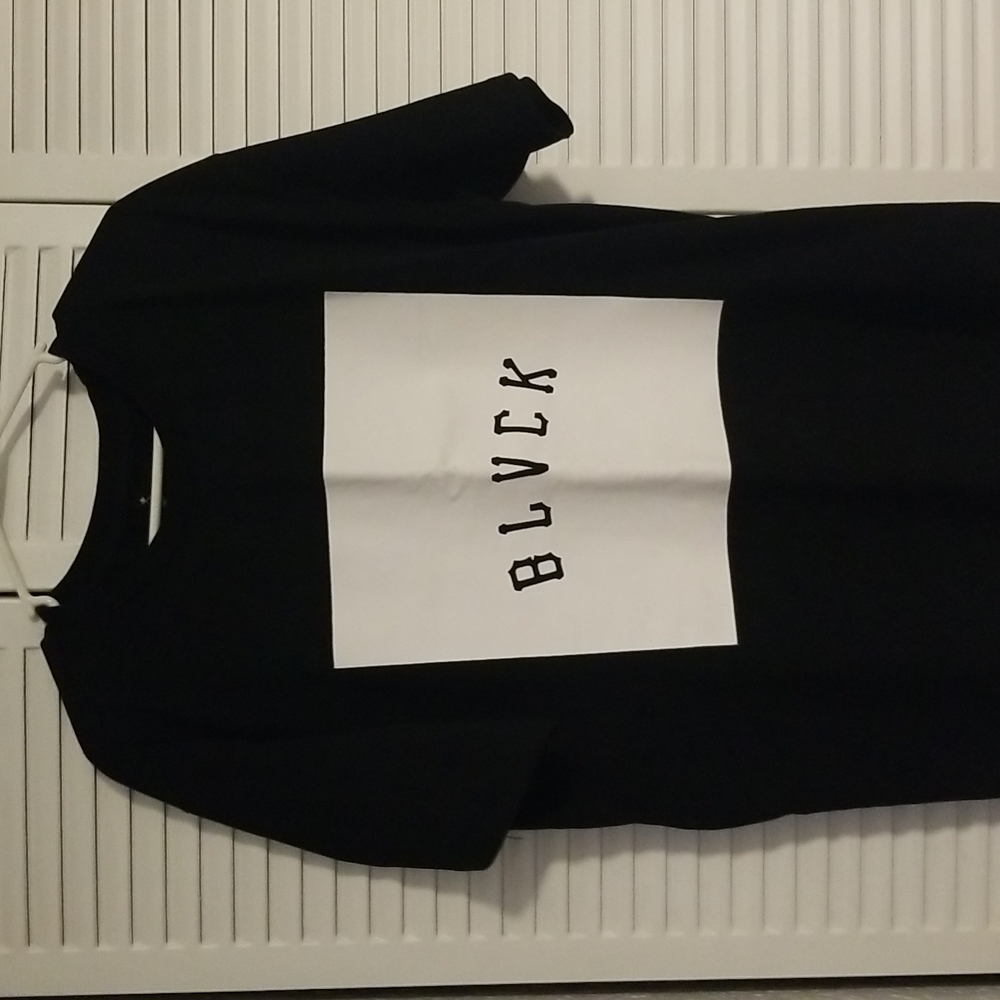 Black Scale Mens dress over shirt size large